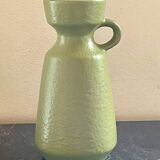 Vase vintage céramique vert olive