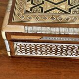Wood and mother-of-pearl box