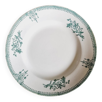 1 assiette plate Saint Amand 1932