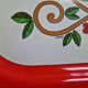 Vintage rectangular metal tray Préfontaines by Edery