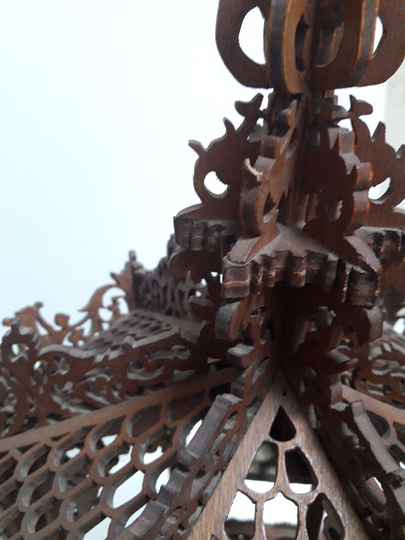 Liquor cellar bandstand wooden cut early XX °