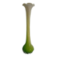 Large vintage Murano style blown glass corolla vase
