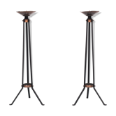 Torchères hollandaises art déco laiton grande église  années 1930