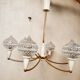 Star chandelier 50s Maison Arlus