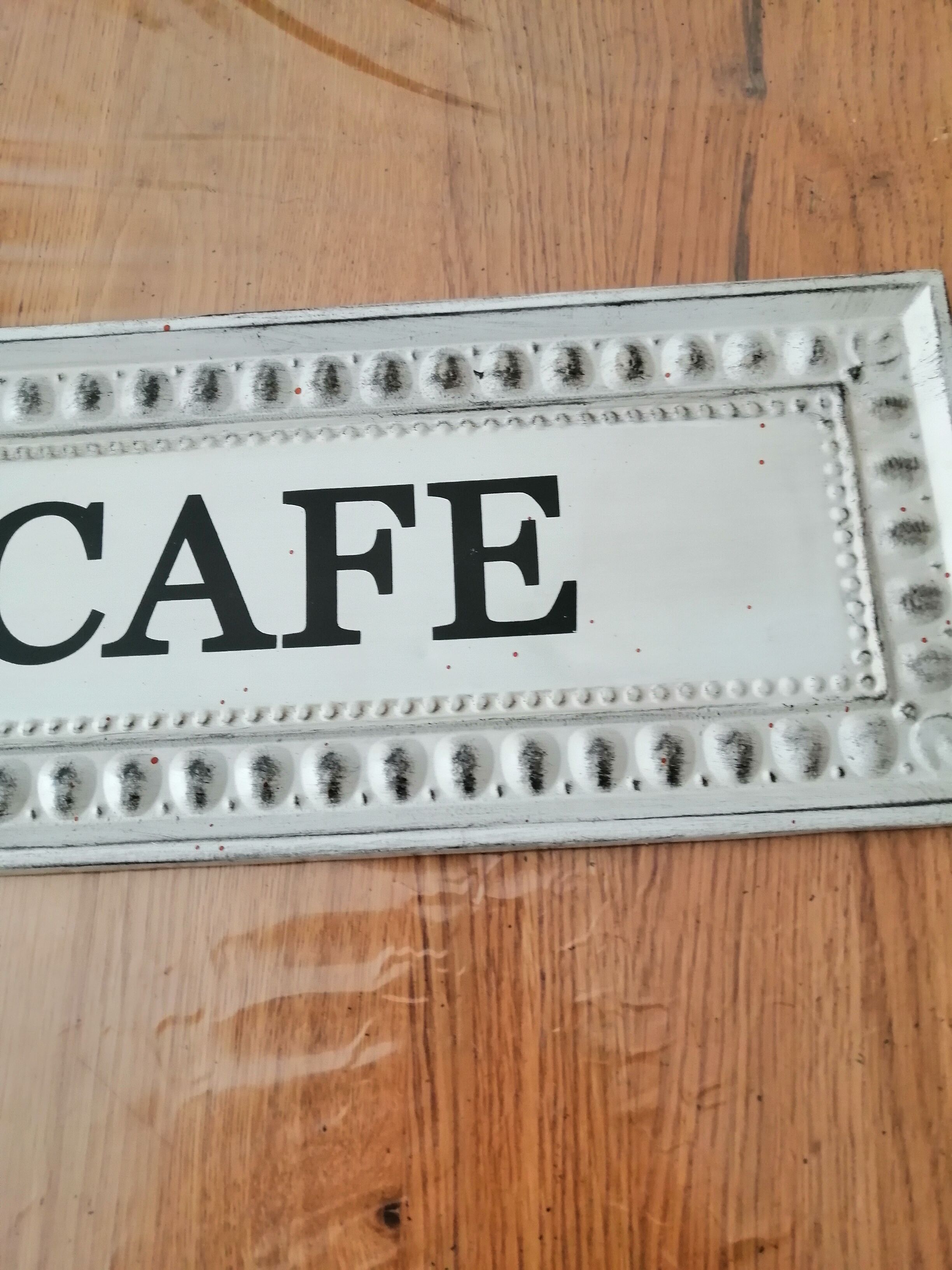 Sheet advertising plate