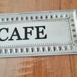 Sheet advertising plate