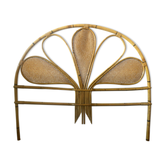 Rattan headof and peacock cannage