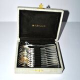 Christofle set of 12 Malmaison Empire oyster forks