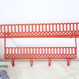 Wall shelf, vintage metal