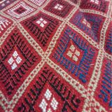 Traditional handmade margoum carpet in pure wool