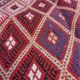 Traditional handmade margoum carpet in pure wool