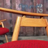 Paire de fauteuils tcheque de Jaroslav Smidek pour Jitona