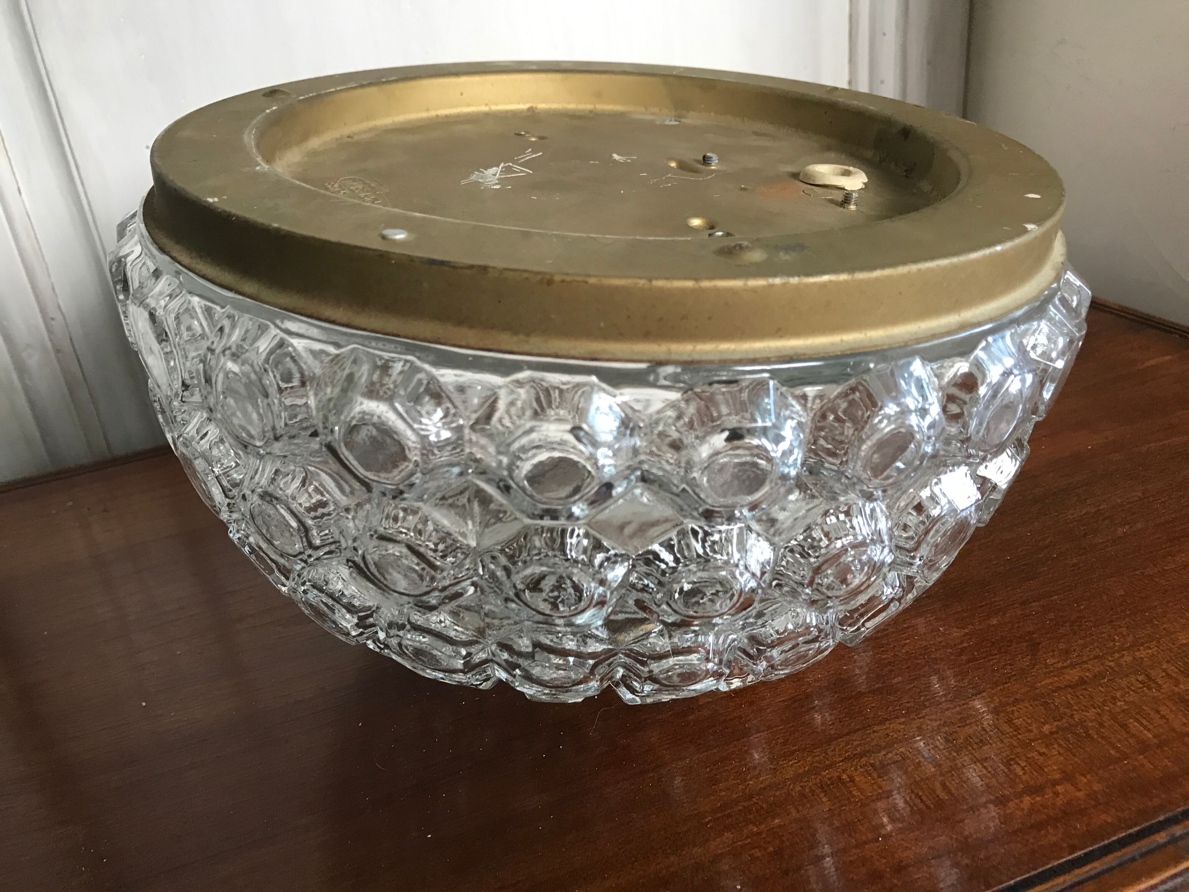 Limburg glass and brass ceiling