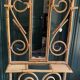 60s bamboo and rattan wardrobe