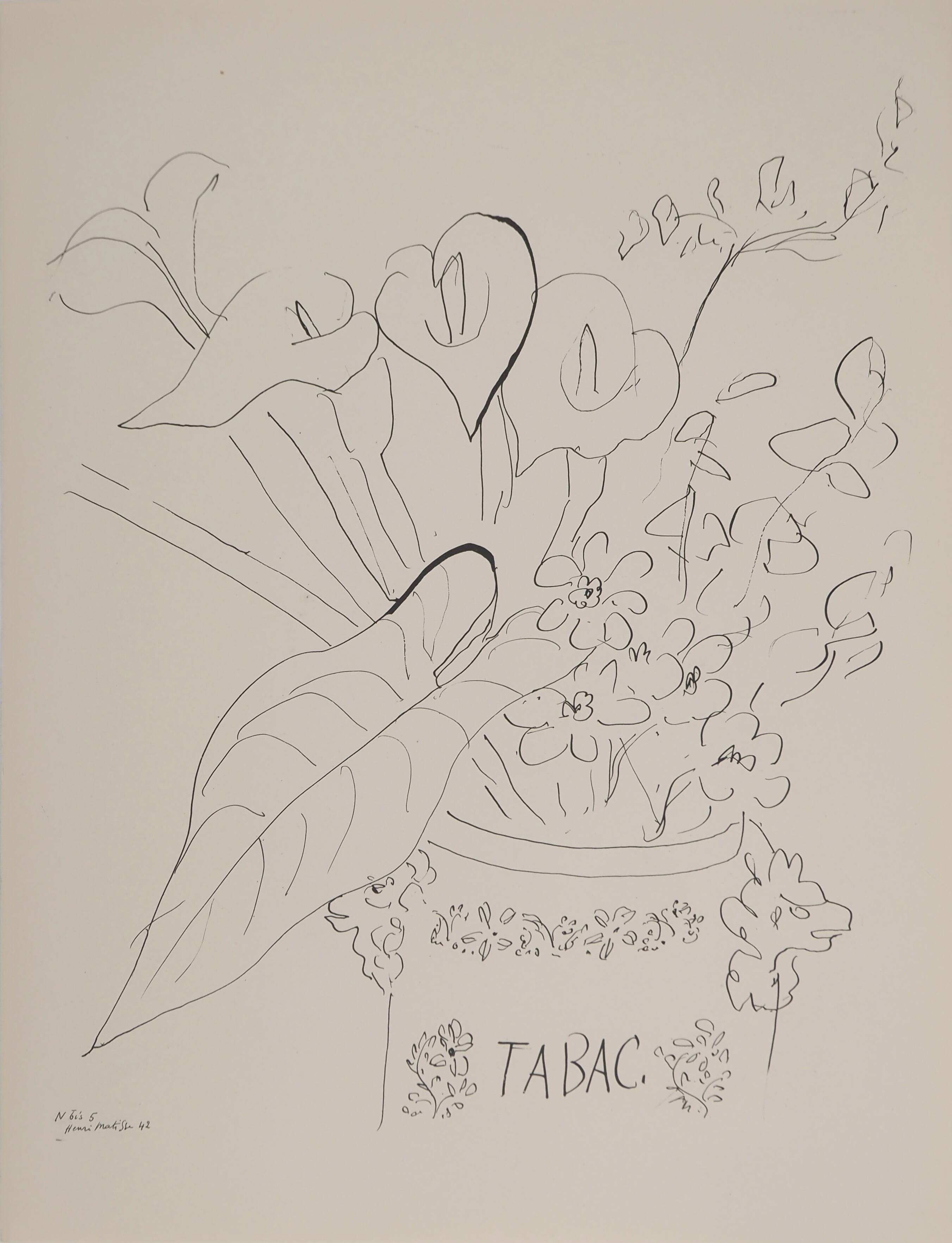 Henri Matisse: Spring Bouquet, signed lithograph