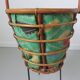 60s 70s rattan tripod worker