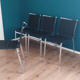 Set of 4 Net Dining Chairs by Daniele Molteni for Bontempi, 1990's