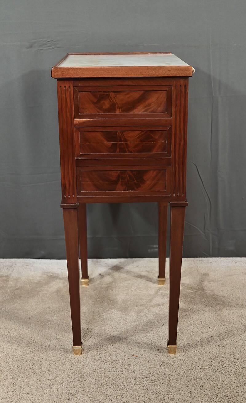 Small Mahogany Chest of Drawers, Louis XVI Style – Part 2 of the 19th Century