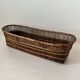 Pot cover in wicker and rattan