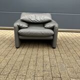 Cassina Maralunga 1zit original Anthracite and gray Topstaat!