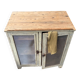 Sideboard, patinated wooden buffet