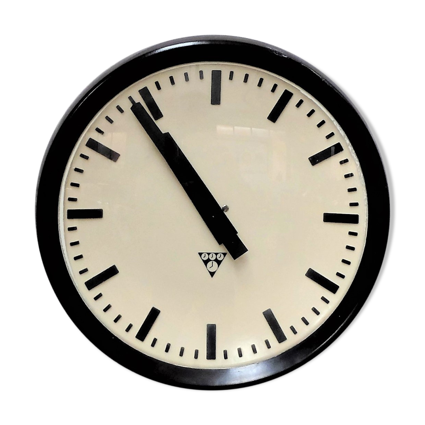 Industrial bakelite wall clock