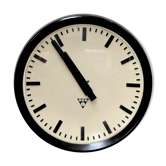 Industrial bakelite wall clock