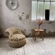 Fauteuil napoléon fleuri XIXème