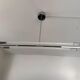 Streamline modern ceiling lamp in chrome with neon tubes, Germany, 1935