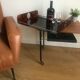 Tray in lucite tortoiseshell way circa 1970