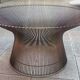 Table basse par Warren Platner - Edition limitée Knoll bronze 2020