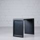Vintage model 621 side table in black by Dieter Rams for Vitsœ