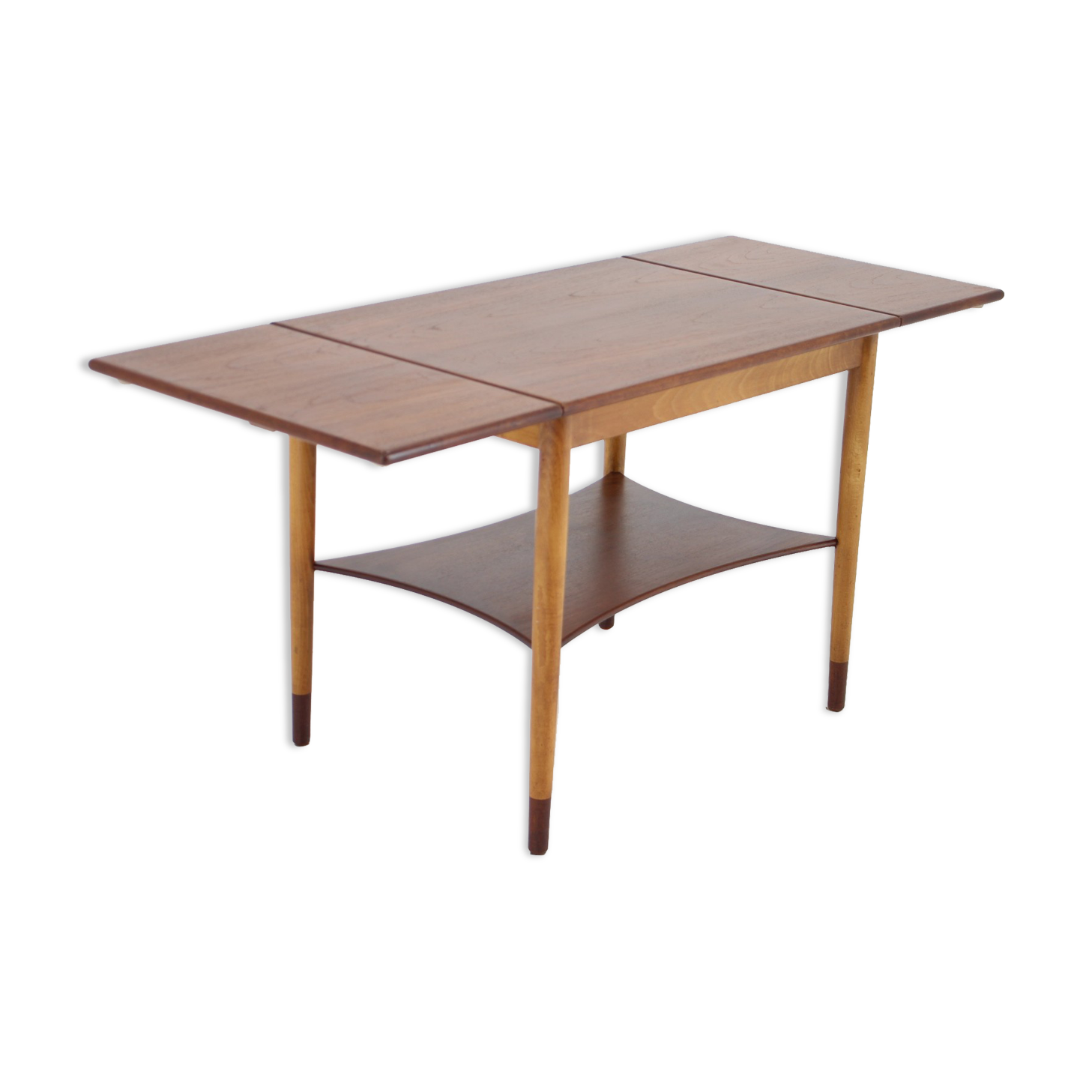 Borge Mogensen teak and Oak Coffee Table for Soborg Mobelfabric ,Denmark, 1960