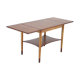 Borge Mogensen teak and Oak Coffee Table for Soborg Mobelfabric ,Denmark, 1960
