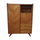 Secrétaire armoire vintage pieds compas