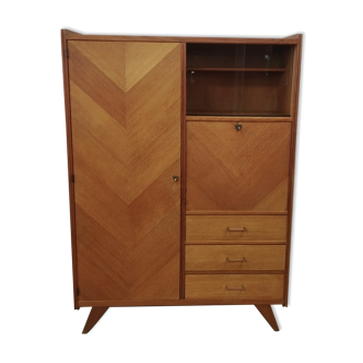 Secretary vintage wardrobe compass feet