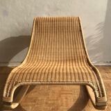 Rocking rattan armchair - designer James Irvine - Ikea edition - 2002