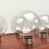 Vintage German Space Age replacement or spare glass piece for lamp by Motoko Ishii for Staff, 1970s.