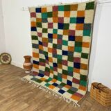 Handcrafted moroccan berber rug 213 x 160 cm