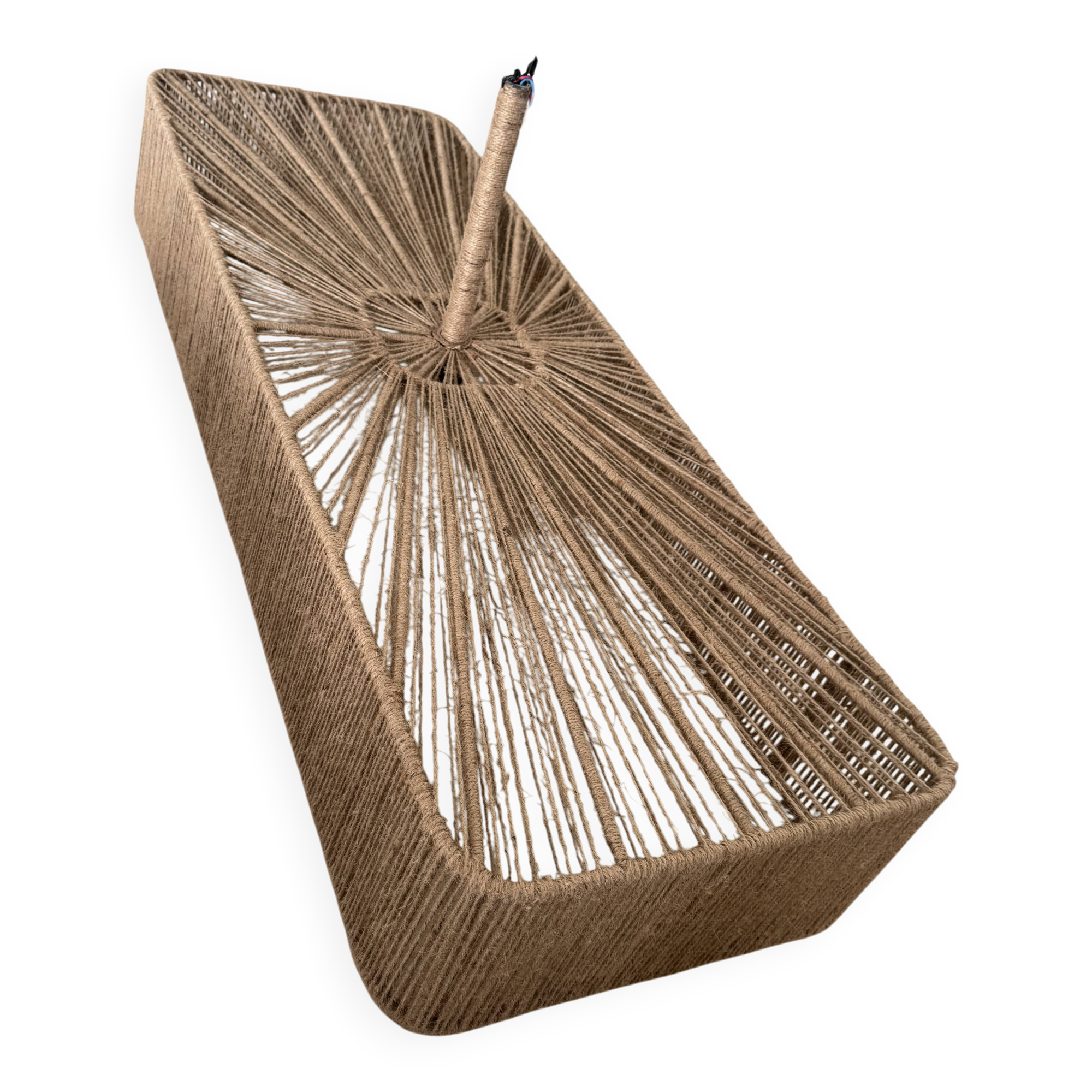 Jute cord ceiling suspension wabisabi Ibiza Bali unique piece