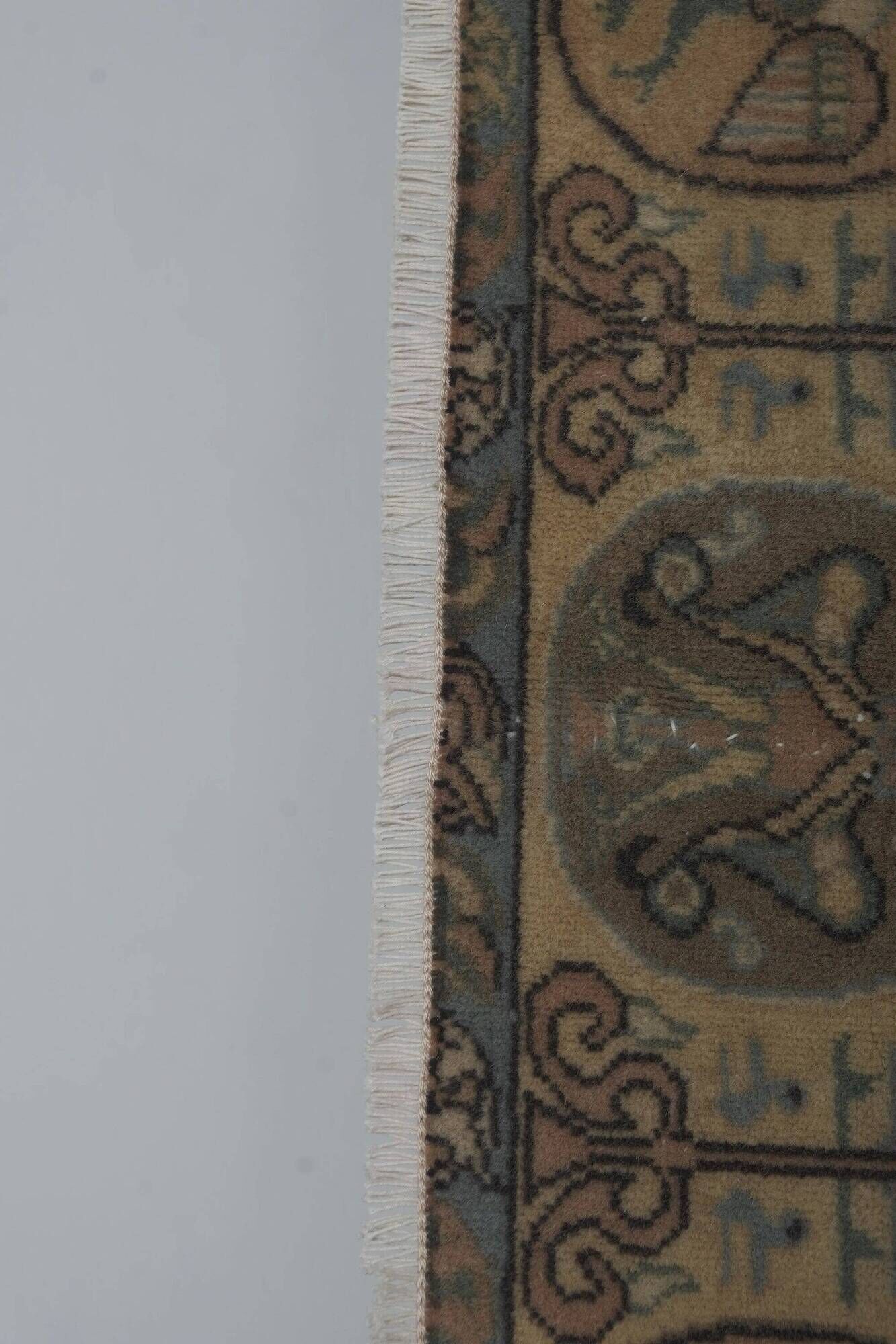 Vintage Turkish carpet handmade 194x276 cm