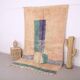 Peach Boujaad Rug 165 x 265 cm - Berber Wool Rug - Moroccan Rug Handmade