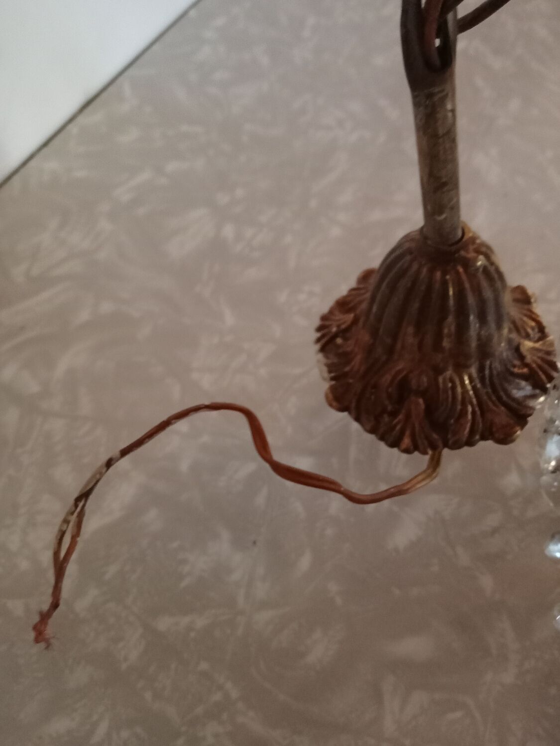 Balloon chandelier with tassels