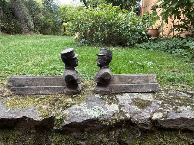 old cast iron fire grates