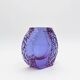 Murano Vase Alexandrite Mandruzzato Neodymium Brutalist Bark 13.5