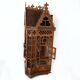 Important bird cage - aviary representing a house early 20th century l 158 cm