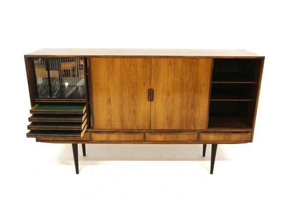Enfilade scandinave en palissandre, Danemark, 1960