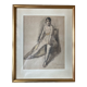 Dessin danseuse dans sa loge - Charle Emmanuel Jodelet