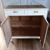 Parisian buffet in white wood