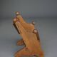 Vintage Childrens Oak Chair. 1930s